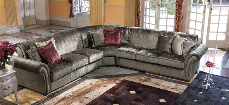 Класссический угловой диван&nbsp;Domingo Salotti Golden